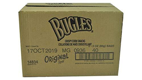 Bugles Corn Snacks, Original, 3 Oz (Pack of 6)