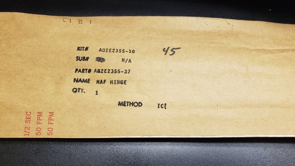 BOEING HELICOPTER HINGE HALF A02E2355-37