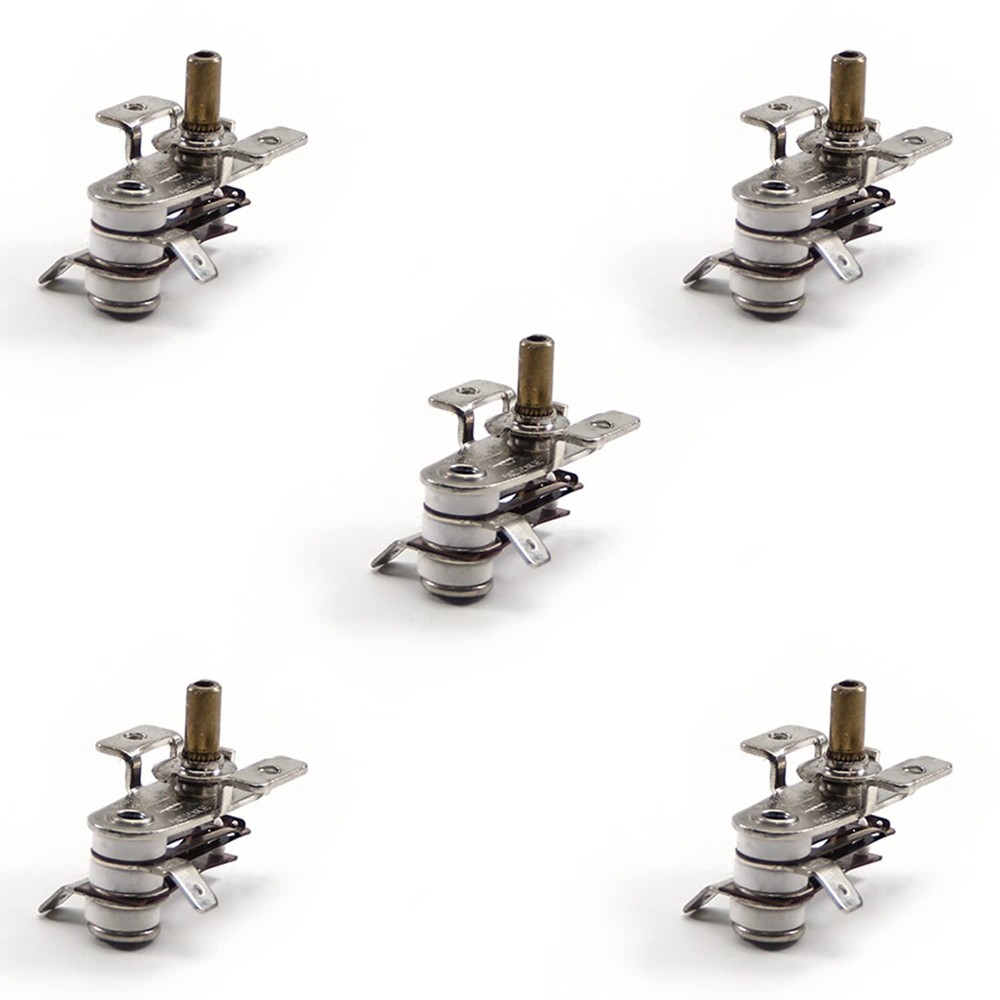 5pcs Thermostat Adjustable Heater Heating Temperature Controller 250V 16A N.