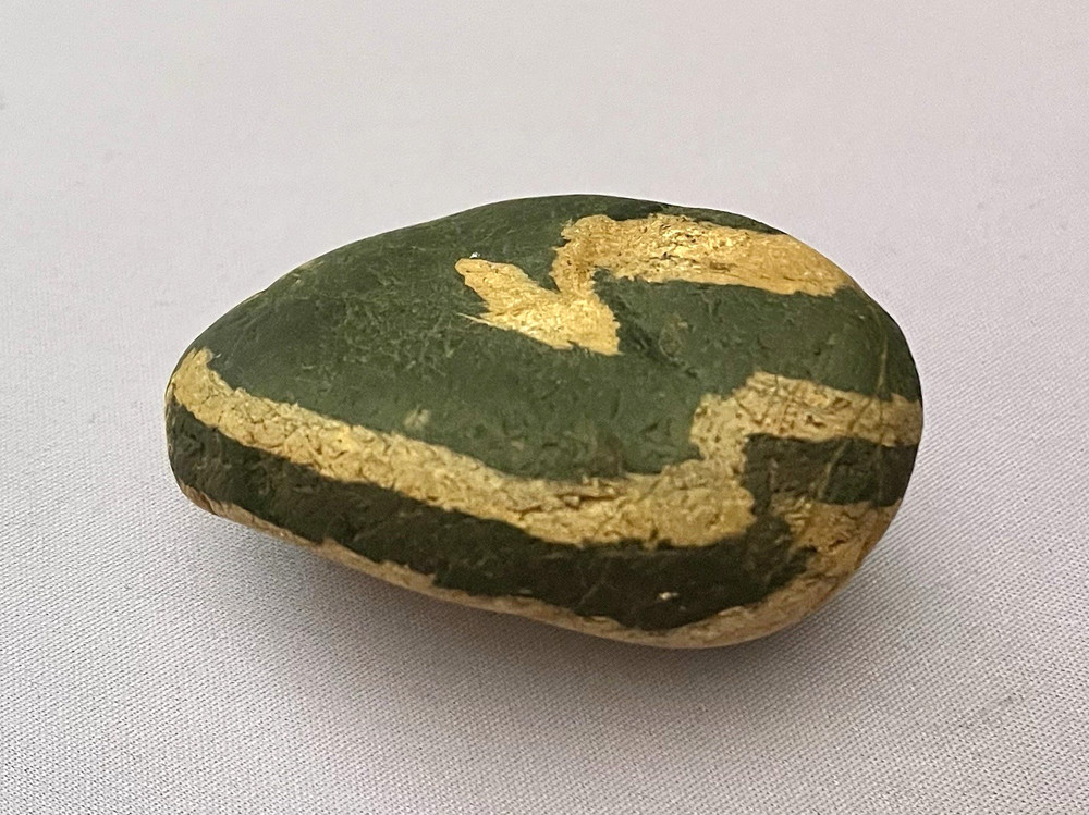 Cool Lightning Bolt Rock - As Found - So. Utah - 3"