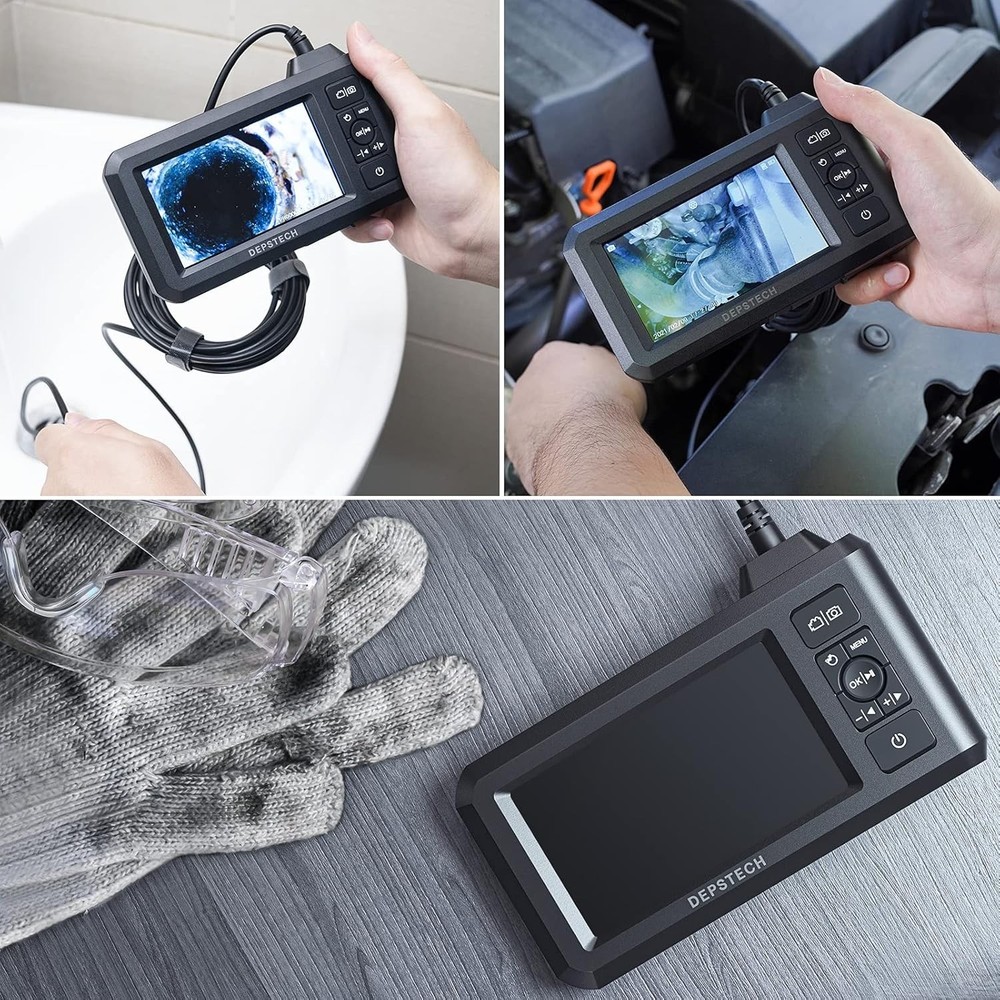 Advanced 5.5mm Borescope Camera with Lights & Photo Capture