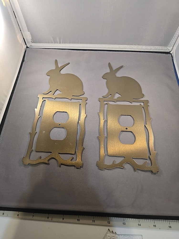 Rabbit Metal Outlet Covers - See Description