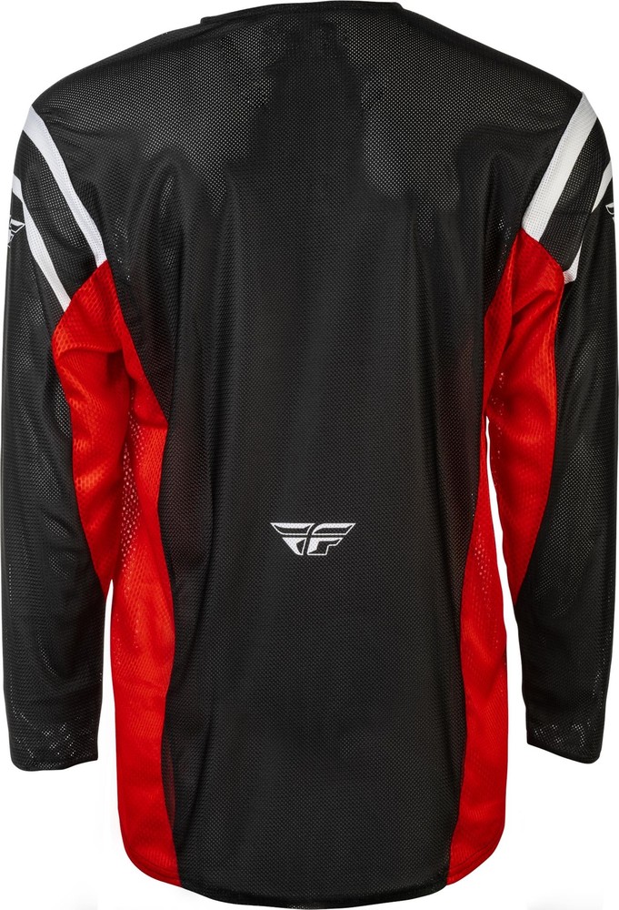 Kinetic Mesh Center Jersey Black/White/Red Sm