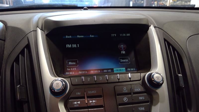 2012-2017 Chevy Equinox Lower Dash Mounted 7" Display Screen ID 22807201