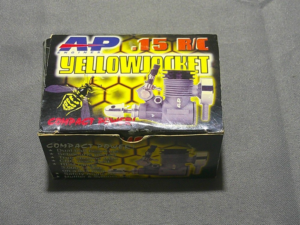 AP .15 R/C Yellow Jacket 2.5cc 2-stroke glow engine NIB