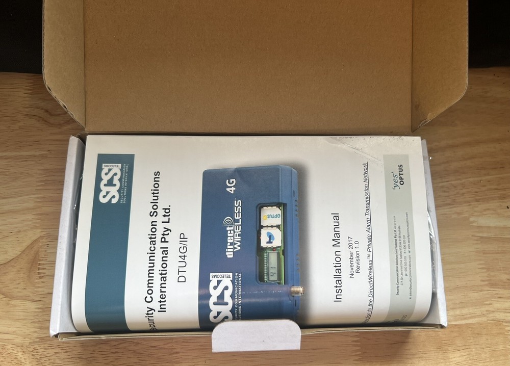 SCSI DTU 4G IP DirectWireless Security System Module Dual Sim DTU4G/IP LITE