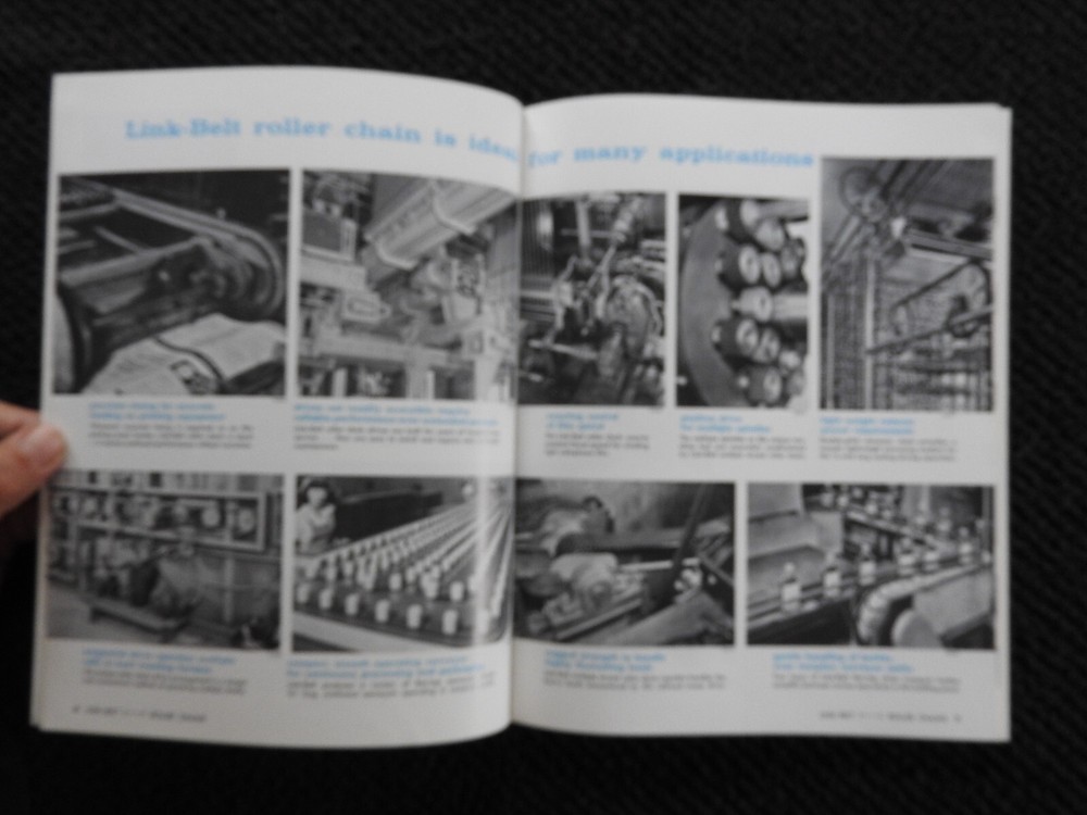 1962 Link-Belt Company Roller Chains & Sprockets Engineering Catalog 160+ pages