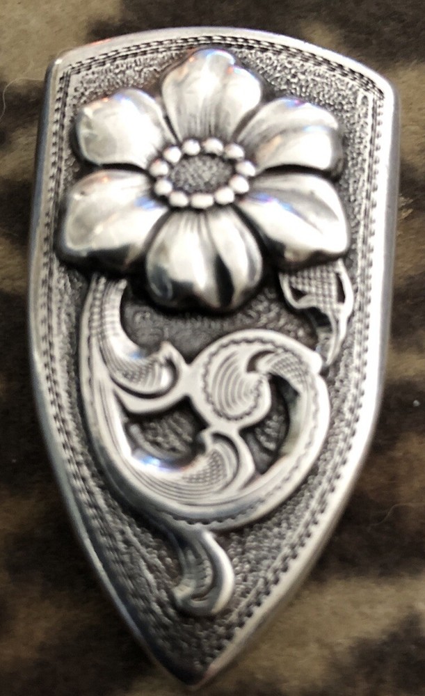 Belt Tip Nickel Plated 1”
