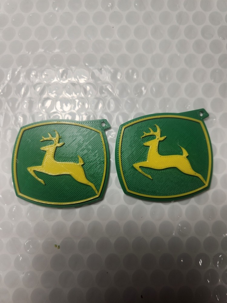 John Deere Custom 3d Printed  Key Chain's