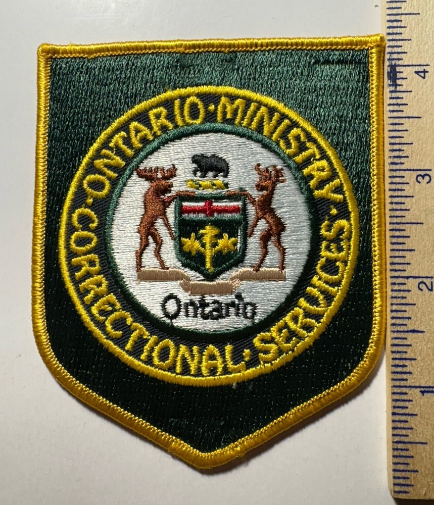 Ontario Ministry Correctional Service Patch
