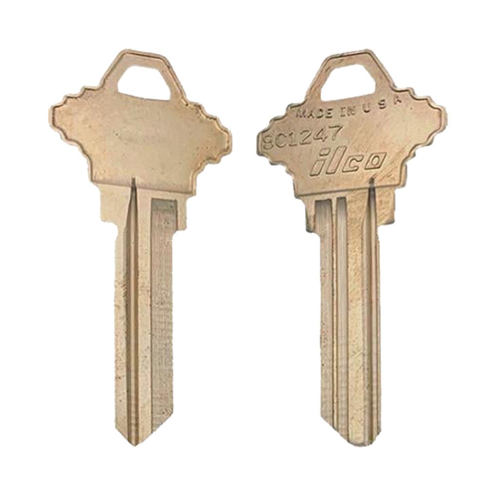 SC1247 Key Blank 6-PIN Brass