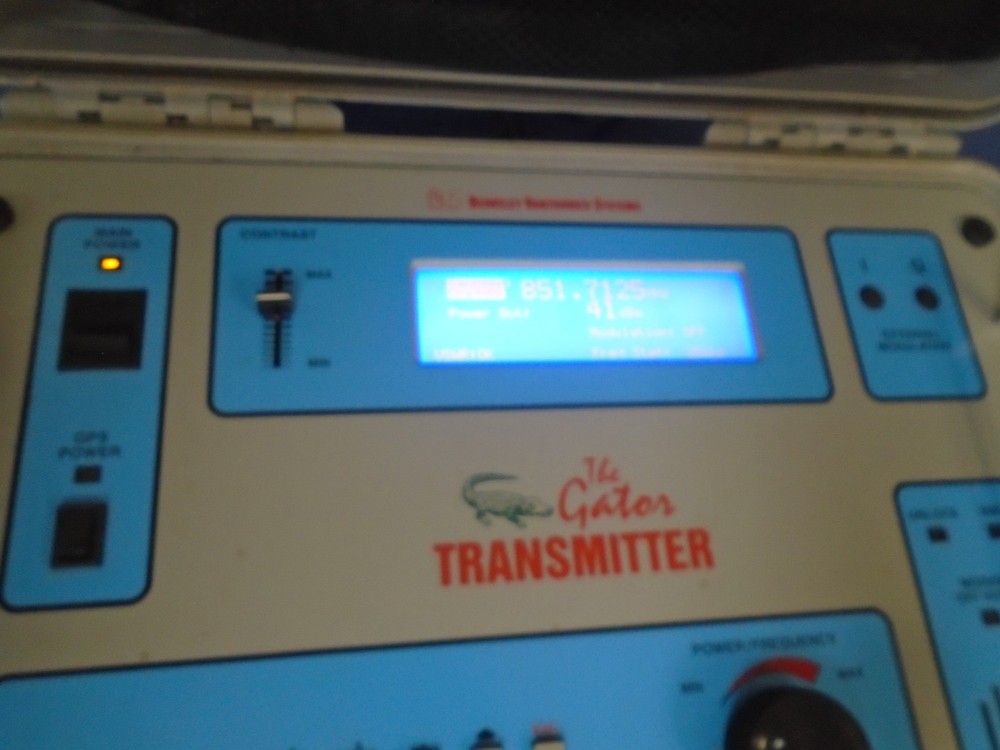 Berkeley Varitronics Systems The Gator Transmitter 850-870 Mhz Gray