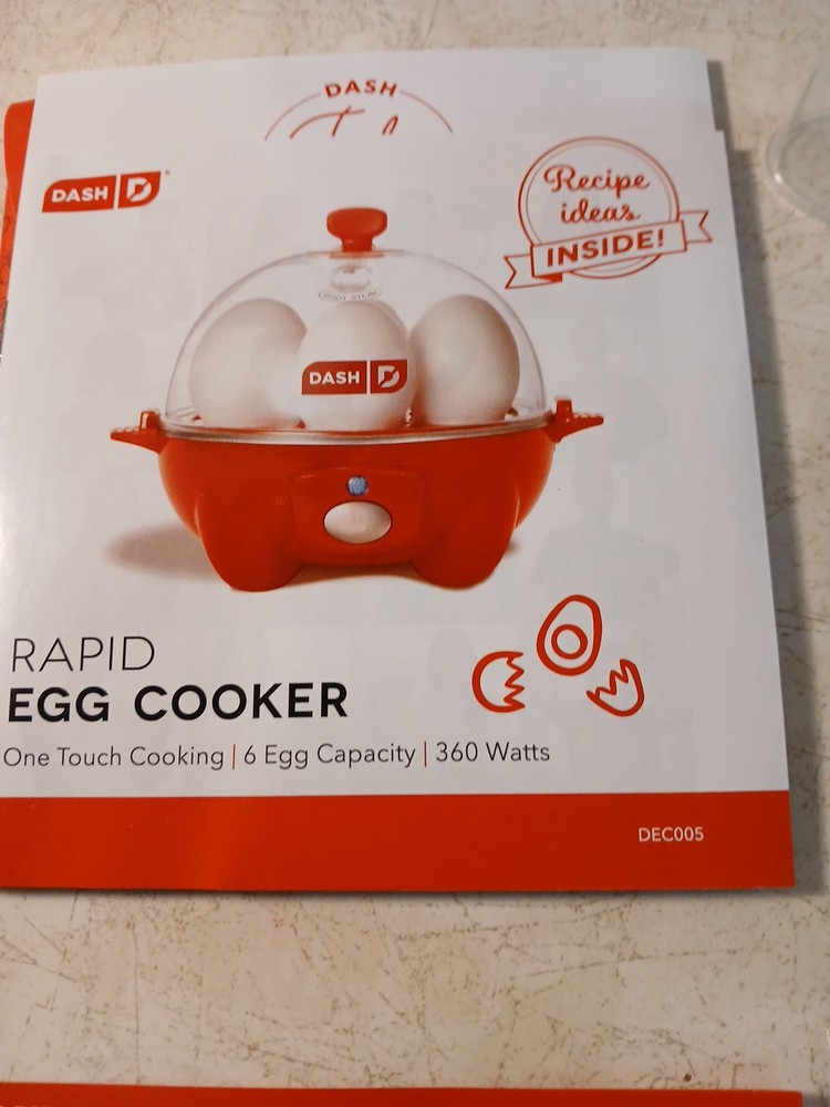 DASH Rapid Egg Cooker 6 Egg Capacity Electric Egg Cooker for Hard Boiled Egg