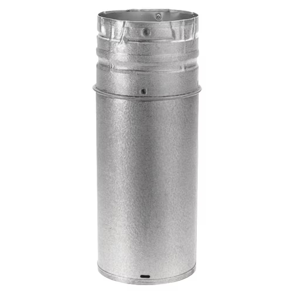 PelletVent 4PVL-A12 4in.x10in.x12in. Adjustable Double-Wall Chimney Stove Pipe