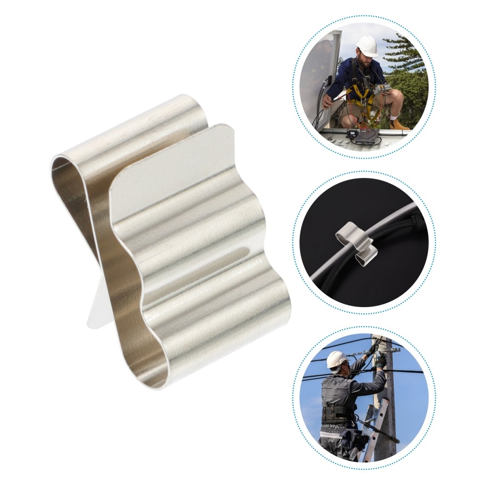 50pcs gutter heater cable Cable Fixing Buckle Solar Panel Cable Clip