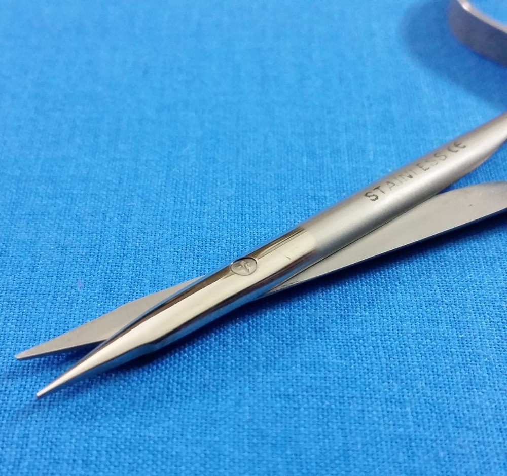 O.R GRADE RIBBON TYPE HANDLE STEVENS TENOTOMY MICRO SURGERY SCISSORS 4" STRAIGHT