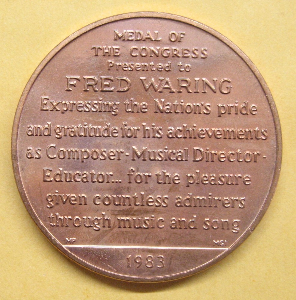 Fred Waring Medal Take a Look