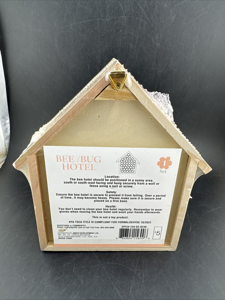 Target Bee/Bug Hotel Wooden Bee House 📦