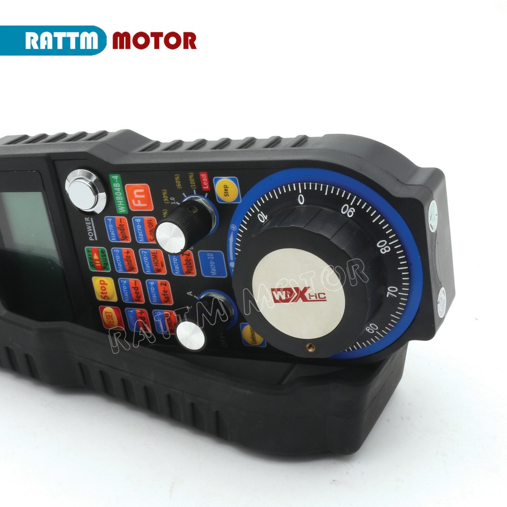【US】4 Axis Electronic Wireless Handwheel Manual Control CNC Mach3 USB Handle MPG