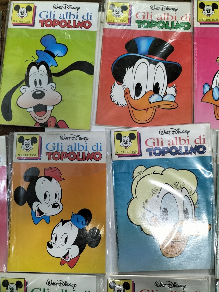 MICKEY MOUSE BOOKS Complete Sequence 1/16 Disney Editions 1993/1994