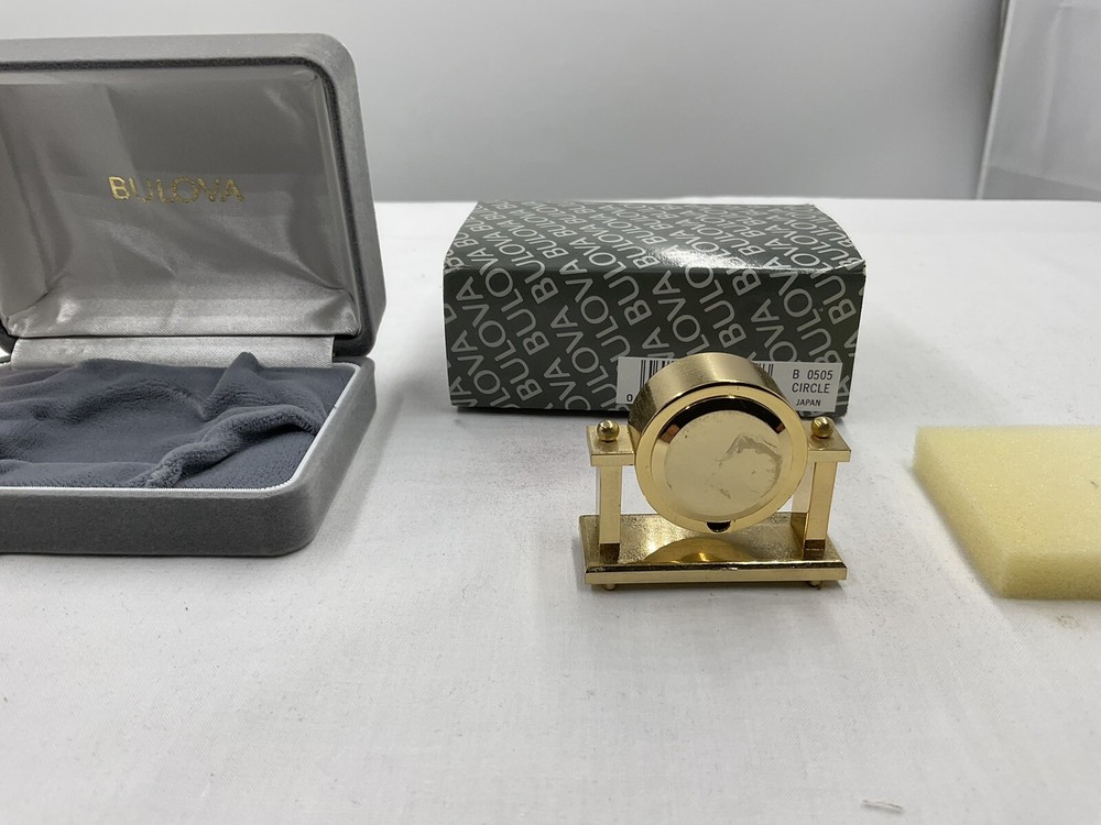 Bulova Miniature Collection - B0505 "Nanette" Platform Clock