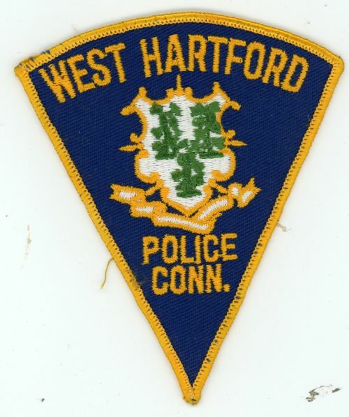 CONNECTICUT CT WEST HARTFORD POLICE NICE SHOULDER PATCH SHERIFF
