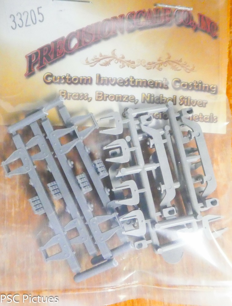 Precision Scale HO #33205 Sideframes w/Equalizer & Journals, Common (Plastic Kit