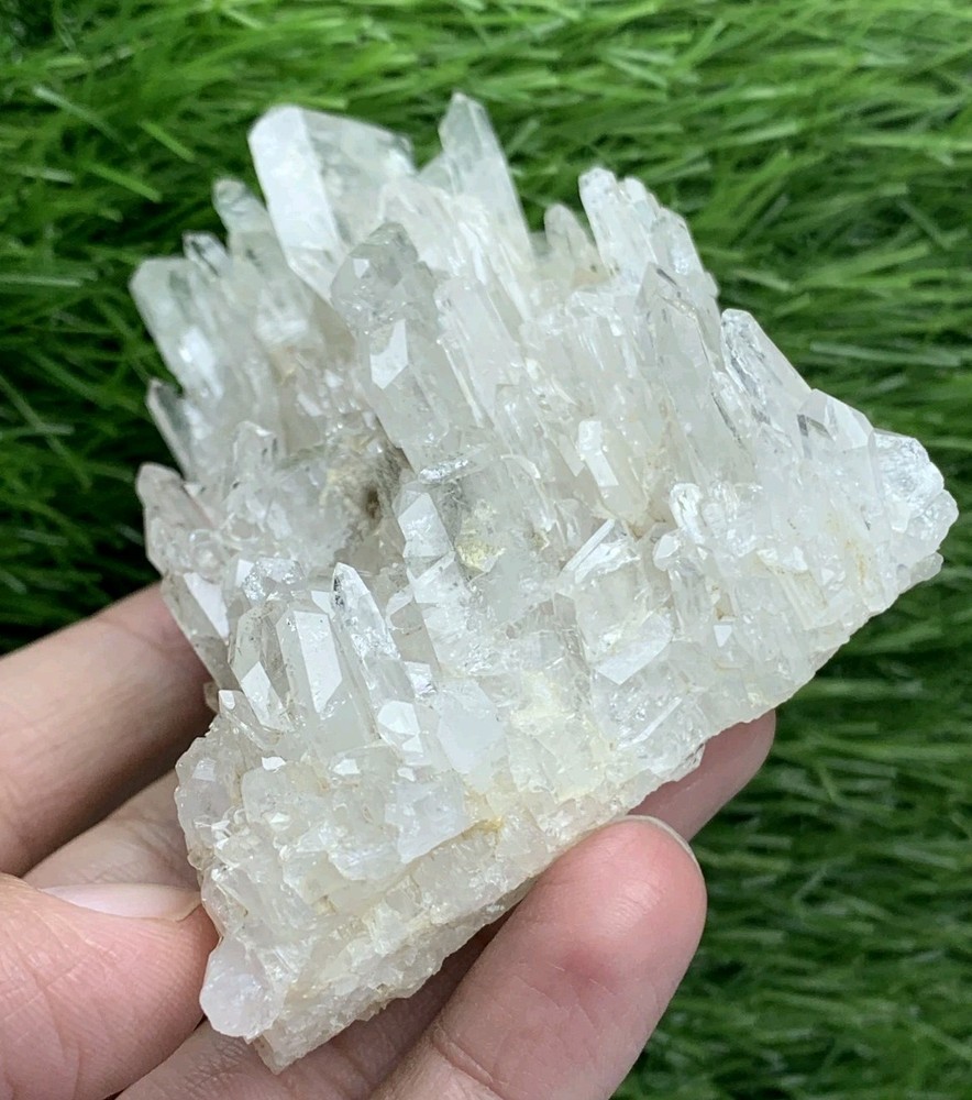 Faden Quartz DT Transparent Crystals On Matrix Has Good Luster  Nice Termination