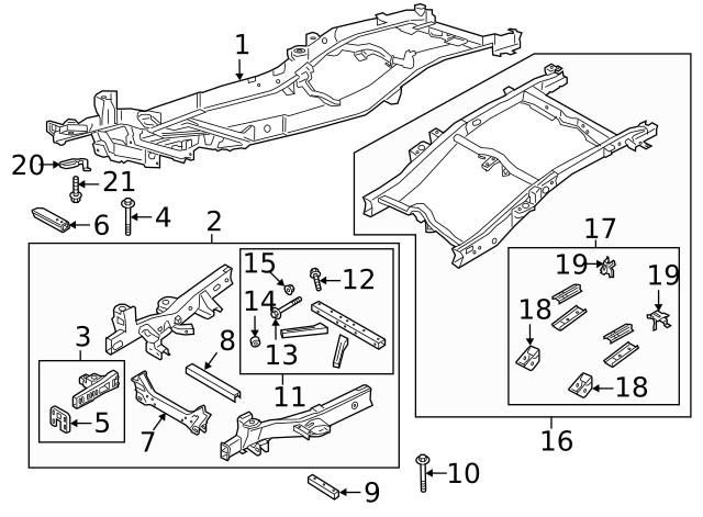 Genuine Ford Rail End KB3Z17N775A
