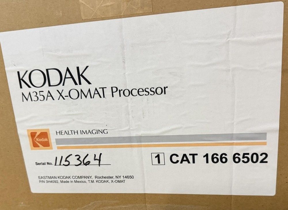 Kodak M35A X-OMAT Automatic Film Processor 166 6502