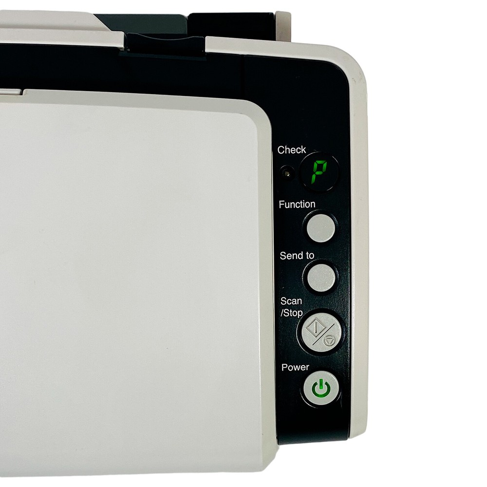 Duplex Pass-Through ADF Document Scanner for Work w/AC Adapter & USB Cable