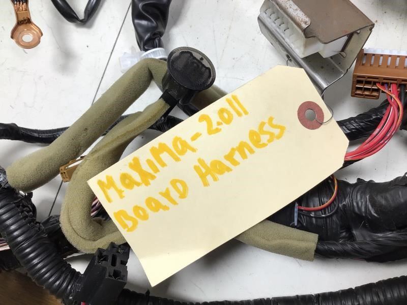 2011 NISSAN MAXIMA S DASH WIRE HARNESS OEM+