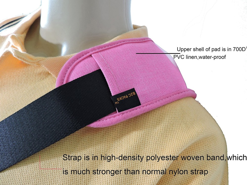 Replacement Shoulder Strap Adjustable Bag Purse Shoulder Belt Gray