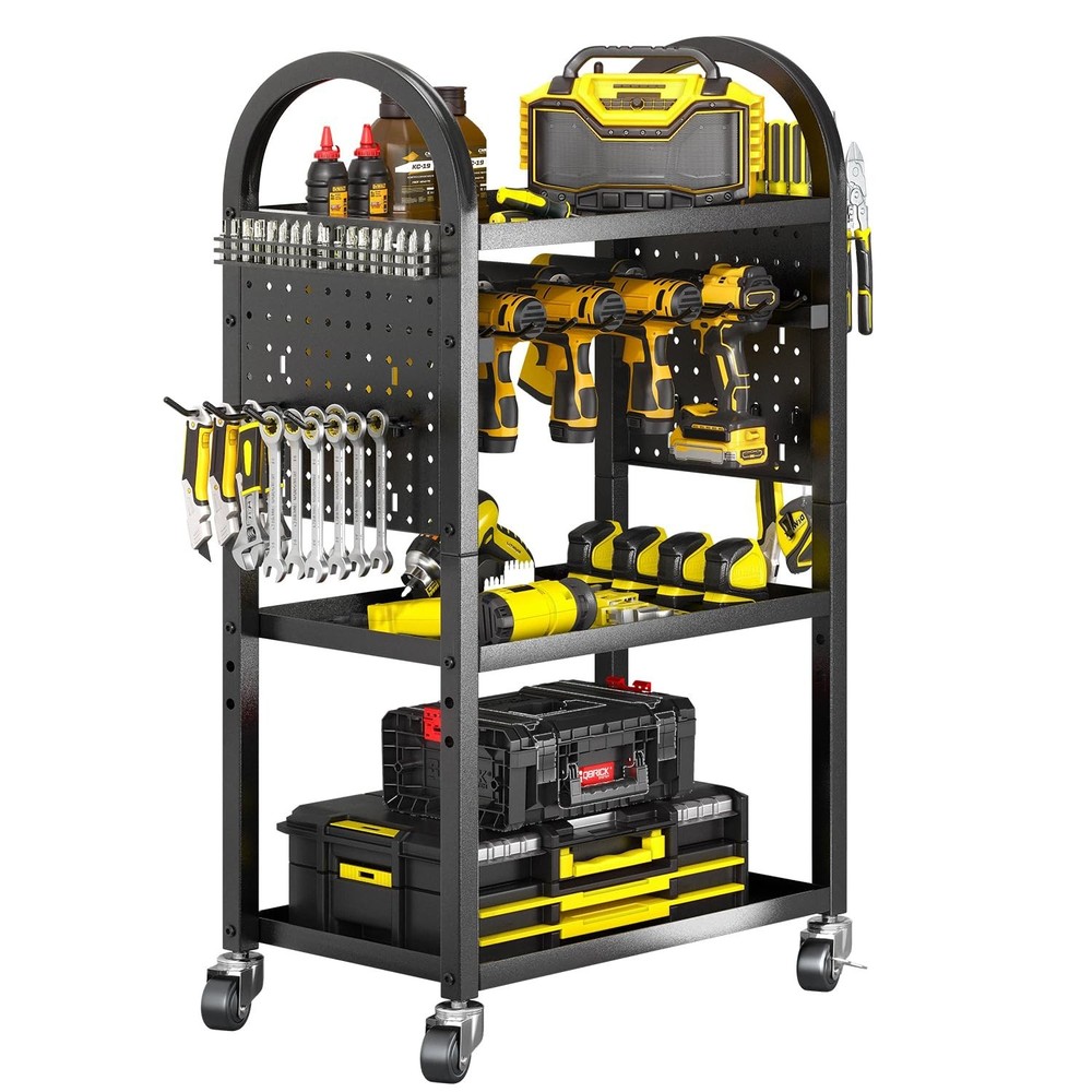 Warome Power Tool Organizer for Garage,Heavy Duty Tools Holder Storage Rack O...