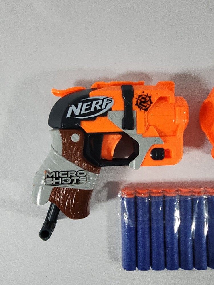 Lot of 2 Nerf Micro Shots with Ammo