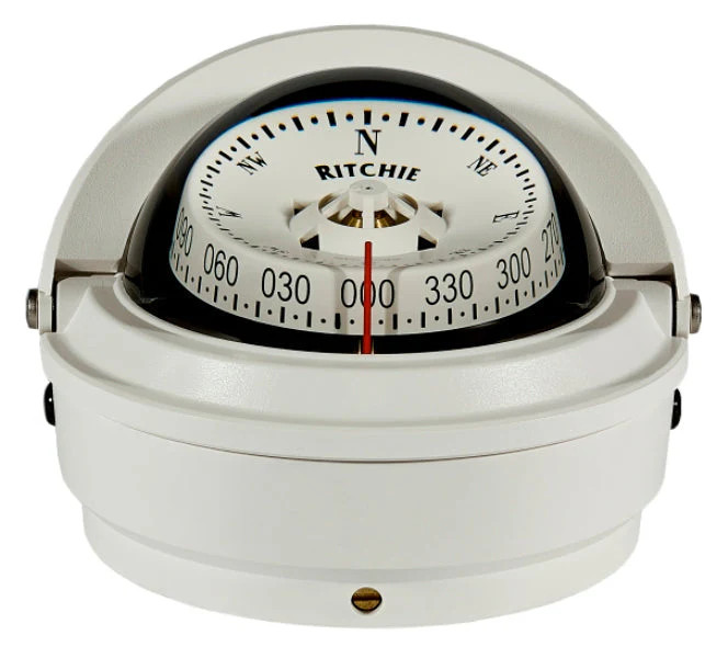 Ritchie S-87 Voyager Compass Surface Mount White