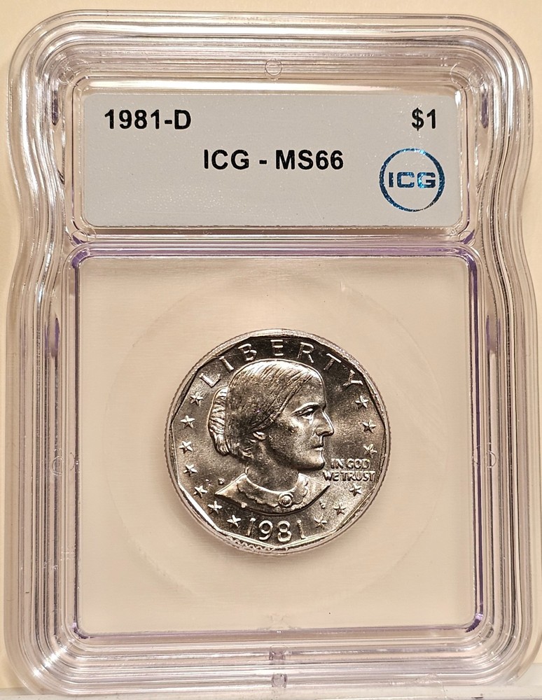 1981-D Susan B Anthony $1 MS66 ICG
