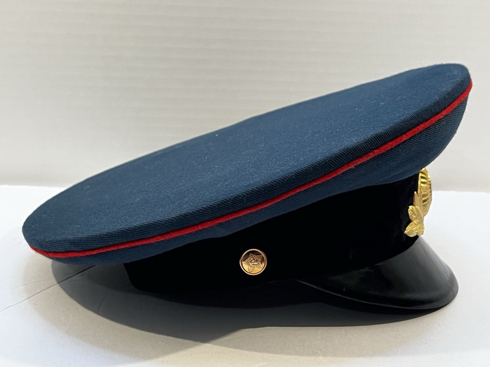 Vintage Soviet Union Officer's Visor Cap