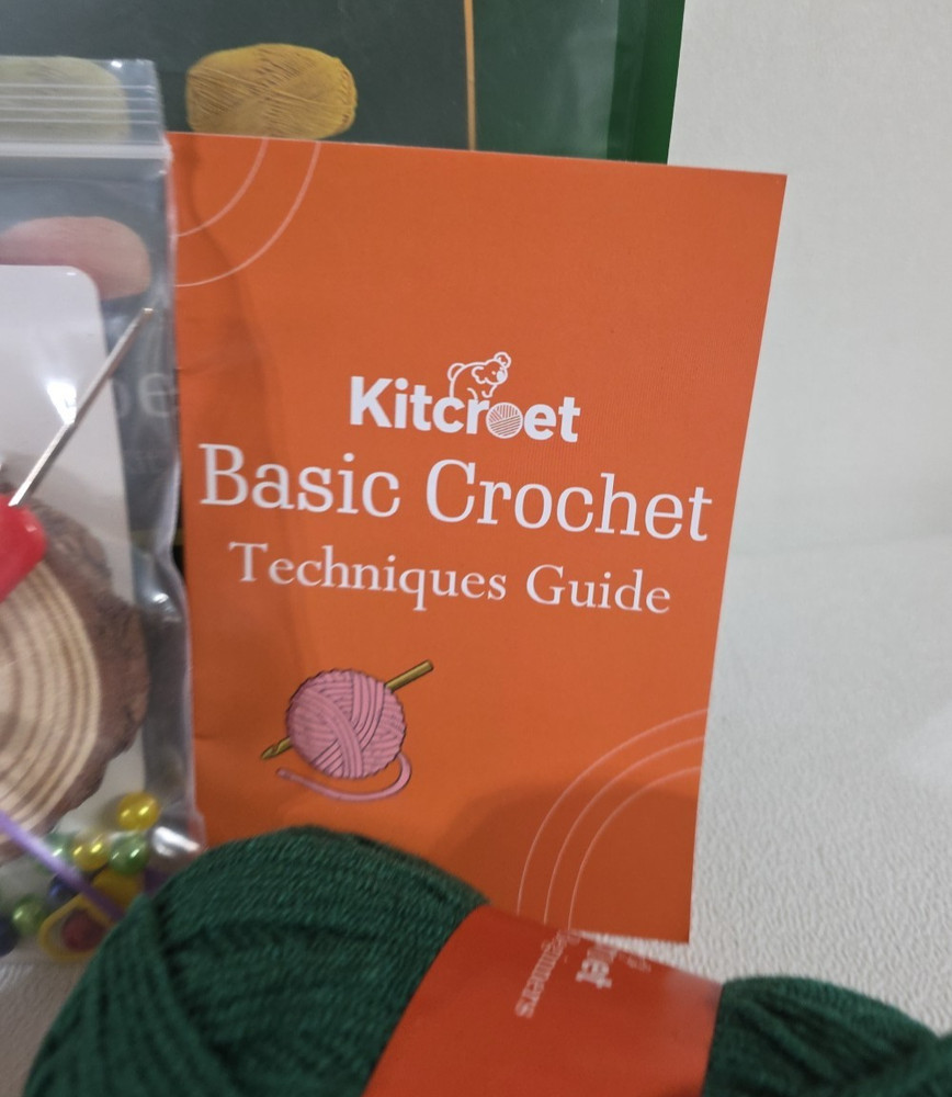 Kitcroet Easy to Learn To Crochet Kit Christmas Tree Craft Video Tutorial Code