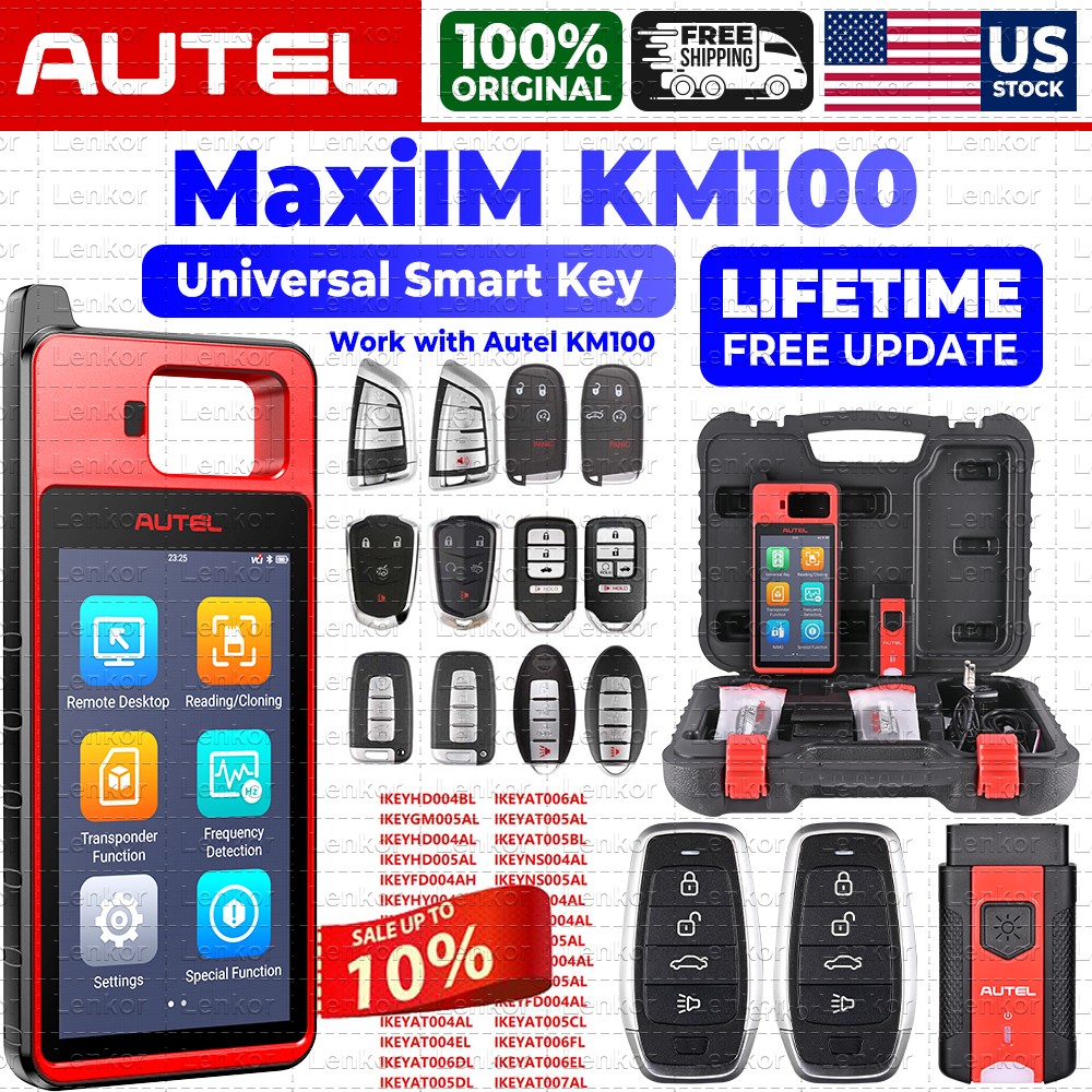 2025 Autel MaxiIM KM100 KM100E Key Fob Programming Tool Programmer Immobilizer