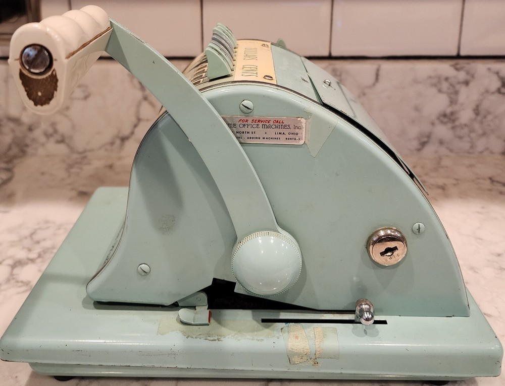 Antique Paymaster Series 8000 Ribbon Check Writer