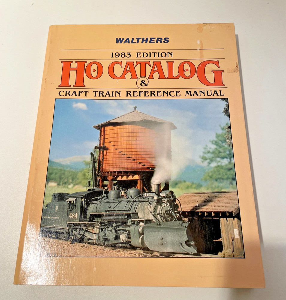 Vintage Walthers HO Scale 1983 Model Railroad Reference Book