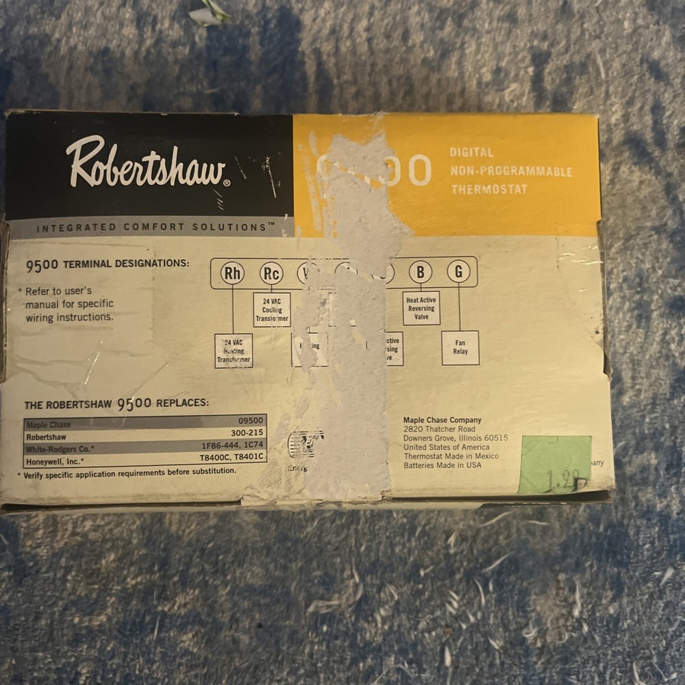 Robertshaw 9515 Non-Programmable Thermostat