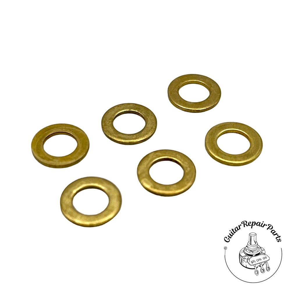 Fender Truss Rod Washers (6 pcs) - Brass