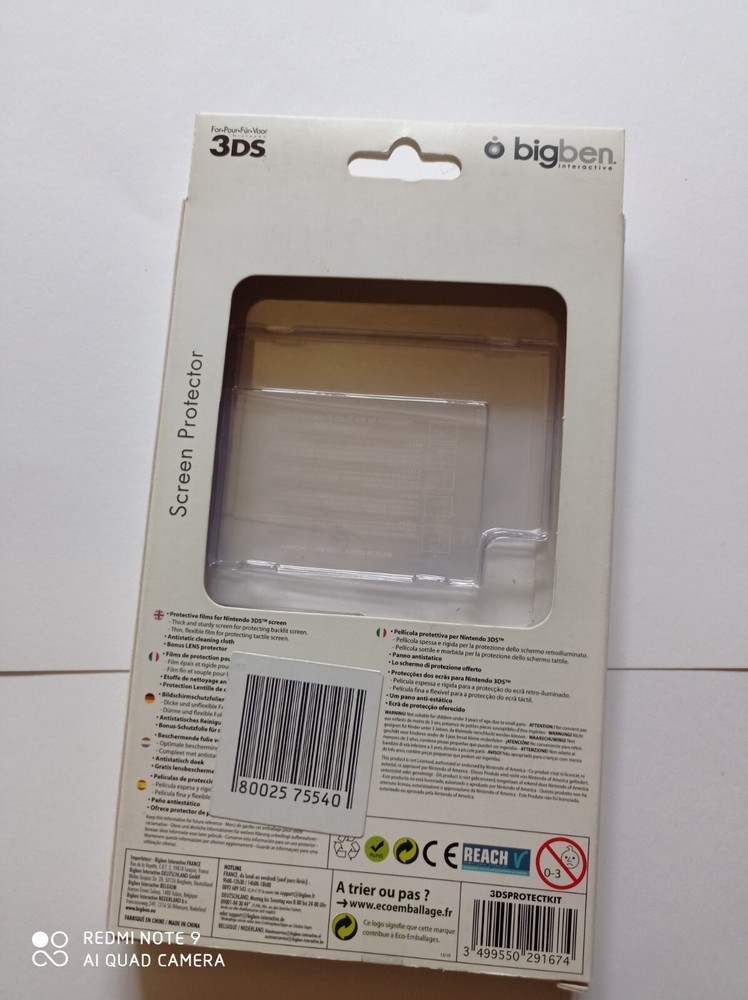 NINTENDO 3DS SCREEN PROTECTOR - Protezione schermo