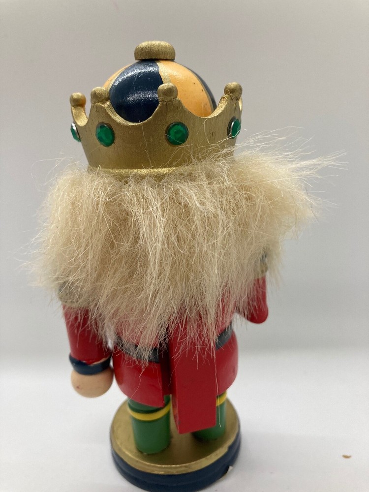 Holiday Decor, Wooden Nutcracker, King Style, Moveable Mouth