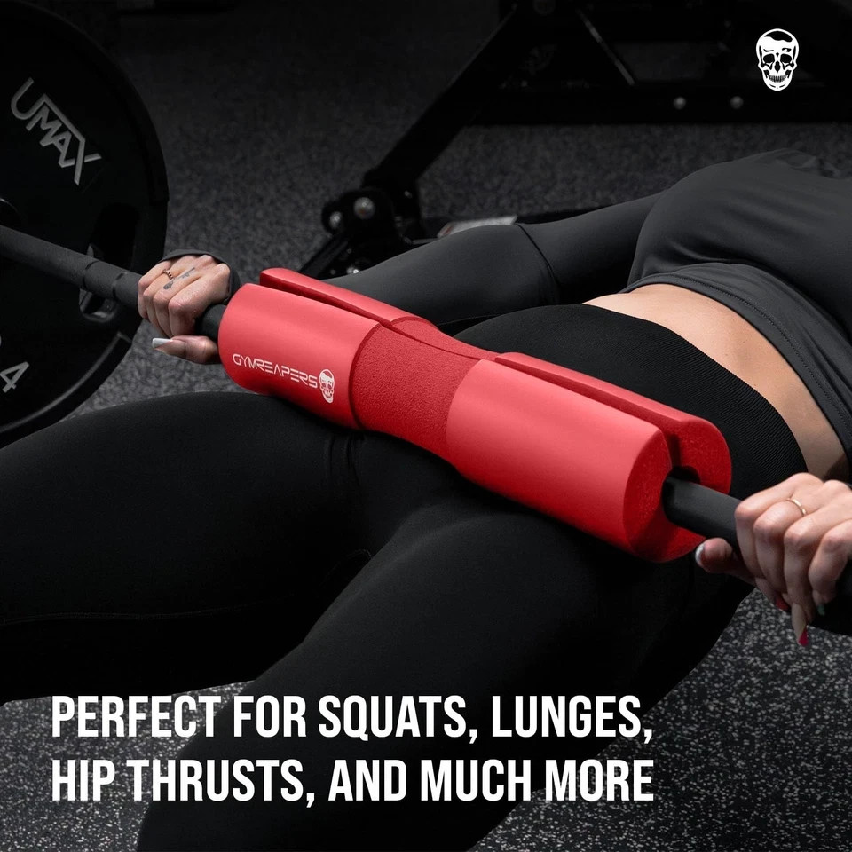 Gymreapers Barbell Squat Pad - Protective Bridge Pad For Hip Thrust Squats