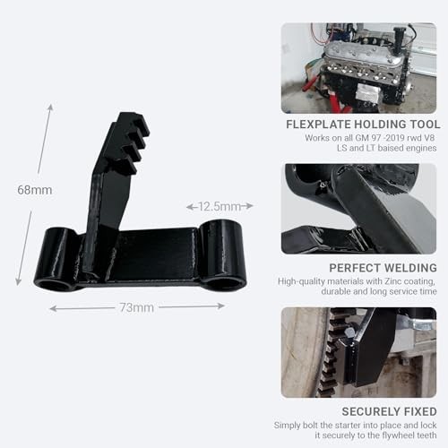 LS Steel Engine Flywheel Retention Locking Tool Compatible with Engine Chevy