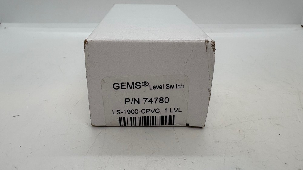 GEMS 74780 Single Point Float Level Switch LS-1900-CPVC 1 LVL NO(Reversible)