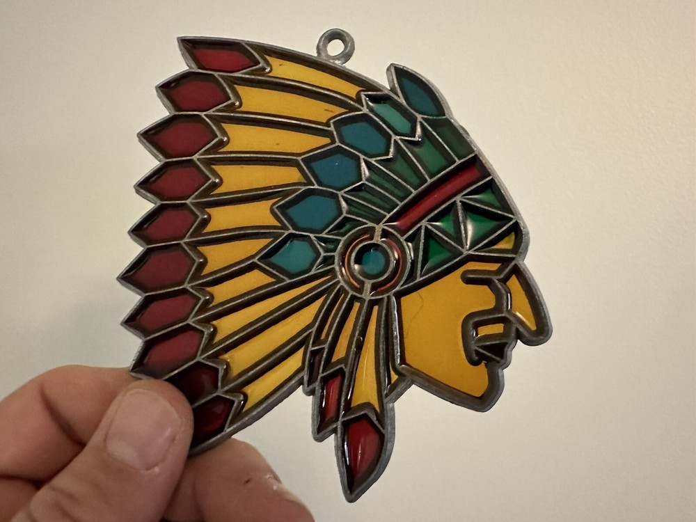 VTG Indian Chief Suncatcher